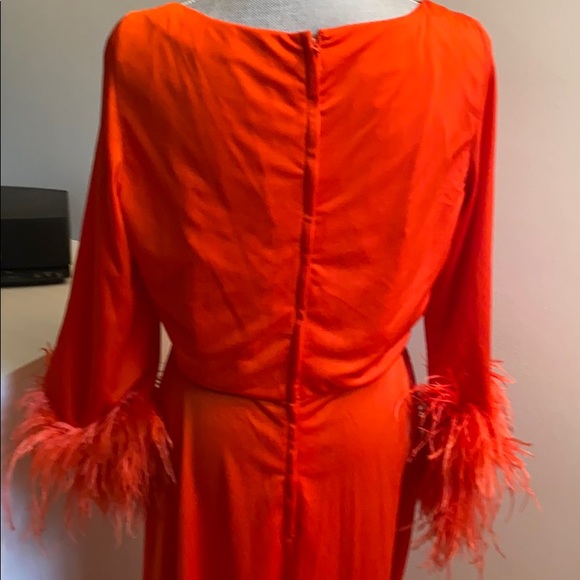 FUN VINTAGE LILLI DIAMOND Gown w Ostrich Feathers - Picture 6 of 16